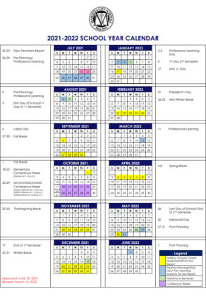Marietta City School Calendar 2021 2022 Marietta com