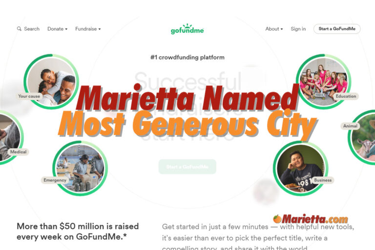 Marietta Named Most Generous City in the U.S.
