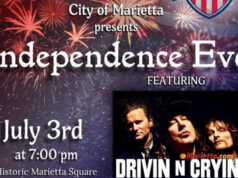 Independence Eve Brings Drivin N Cryin to Marietta Square